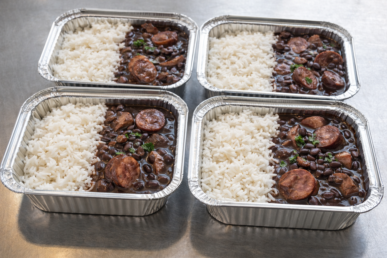 Marmitas descartáveis de alumínio